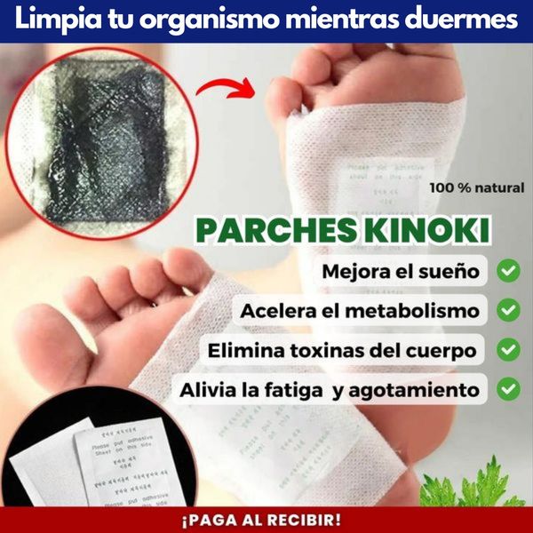 Kinoki Kenko - Parches Detox Compra 1 Llevate 10 🔥 SOLO HOY HASTA 23:59 ⏱
